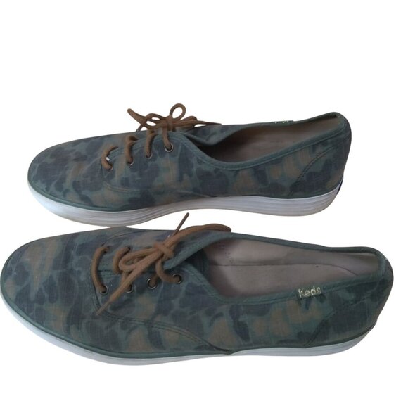 Keds Women's Size 10 Camouflage Lace Up Sneaker Shoes Multicolor Classic - Picture 3 of 6